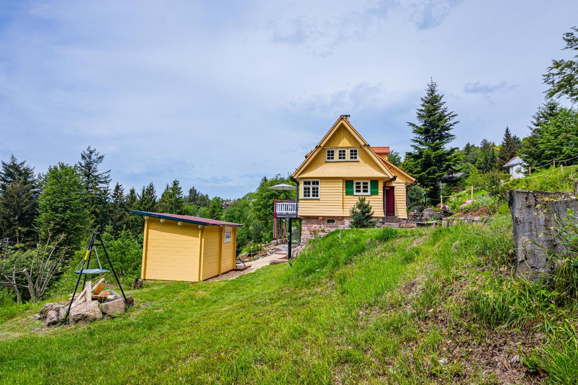 Sonnenhaeusle - Natur. Fernblick. Panorama-Sauna. Засбахвальден Экстерьер фото