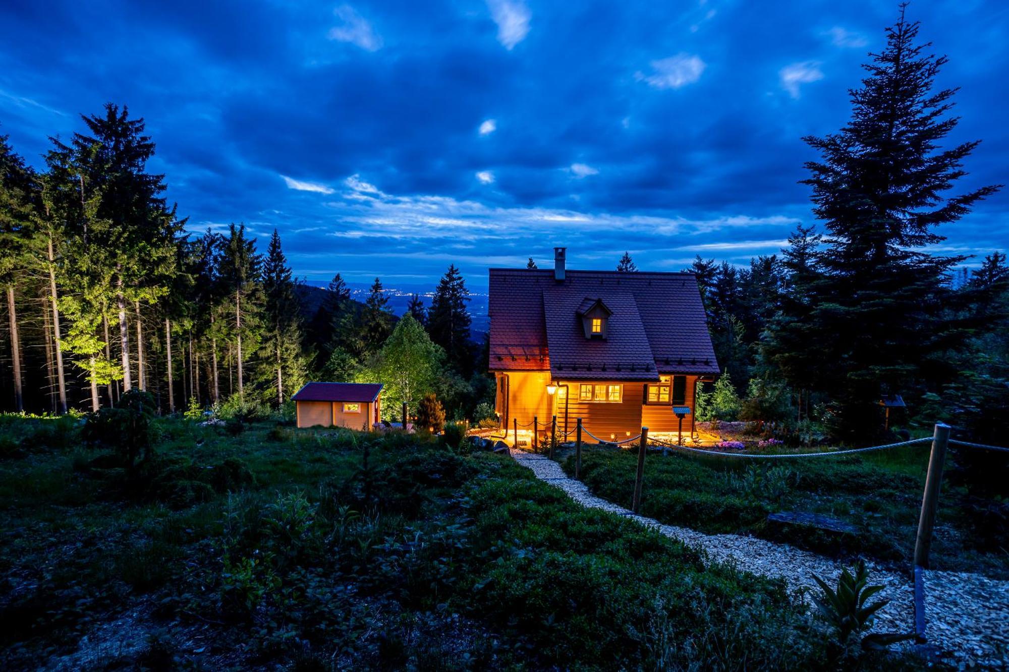Sonnenhaeusle - Natur. Fernblick. Panorama-Sauna. Засбахвальден Экстерьер фото